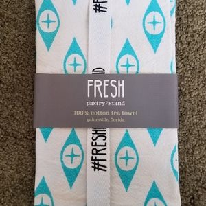 Fresh Pastry stand tea towel